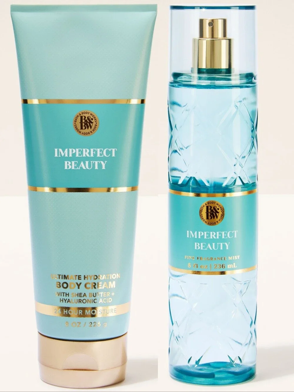 Bath & Body Works Imperfect Beauty Body Cream & Fragrance Mist Set NEW